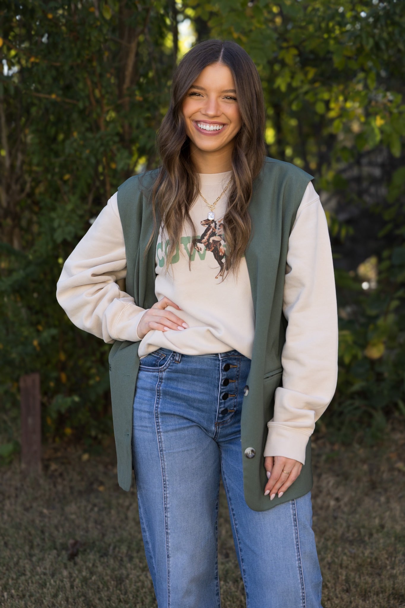 Cowgirl Oversized Pullover