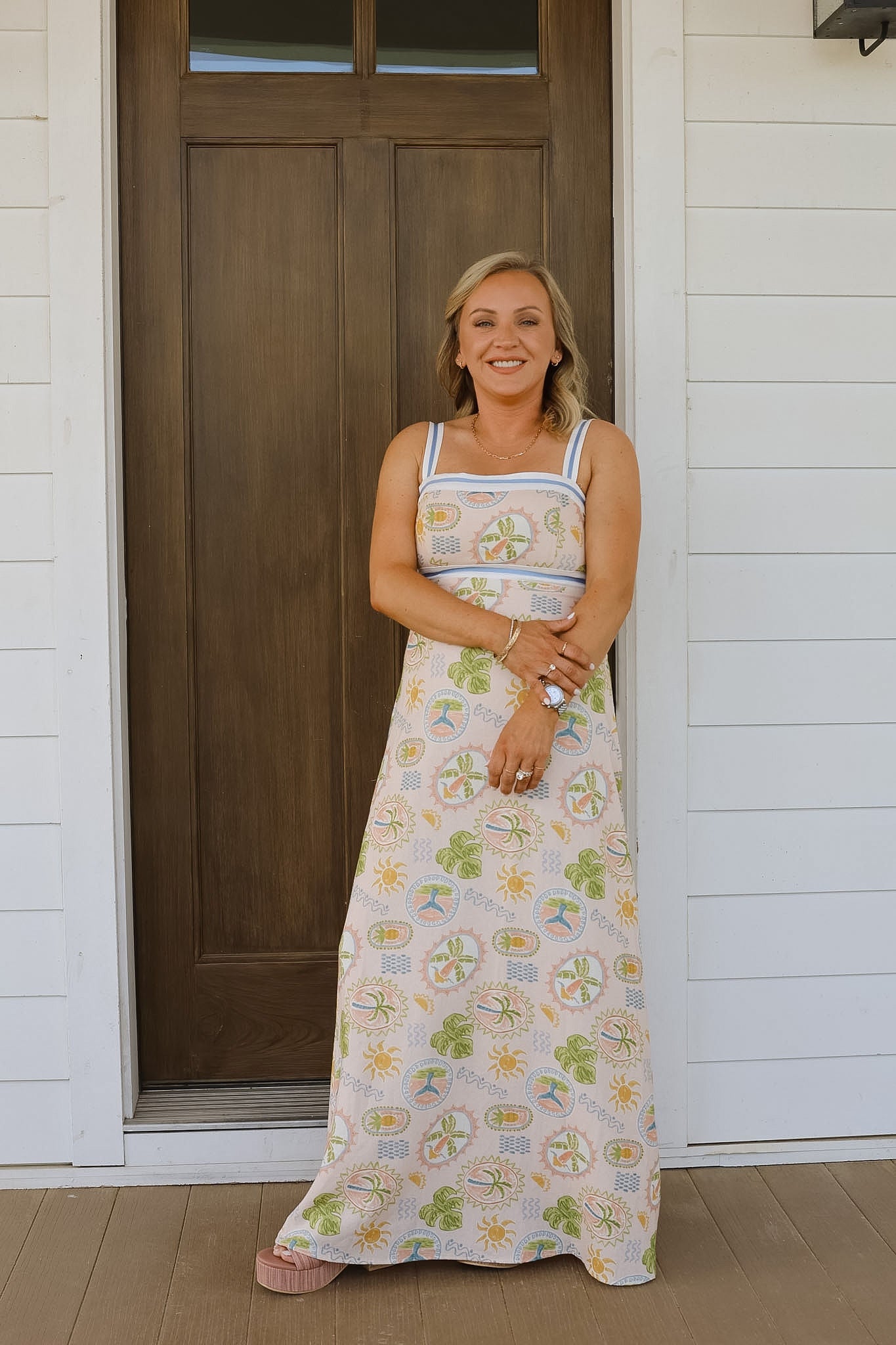 Camila Maxi Dress - Seaside Scribbles