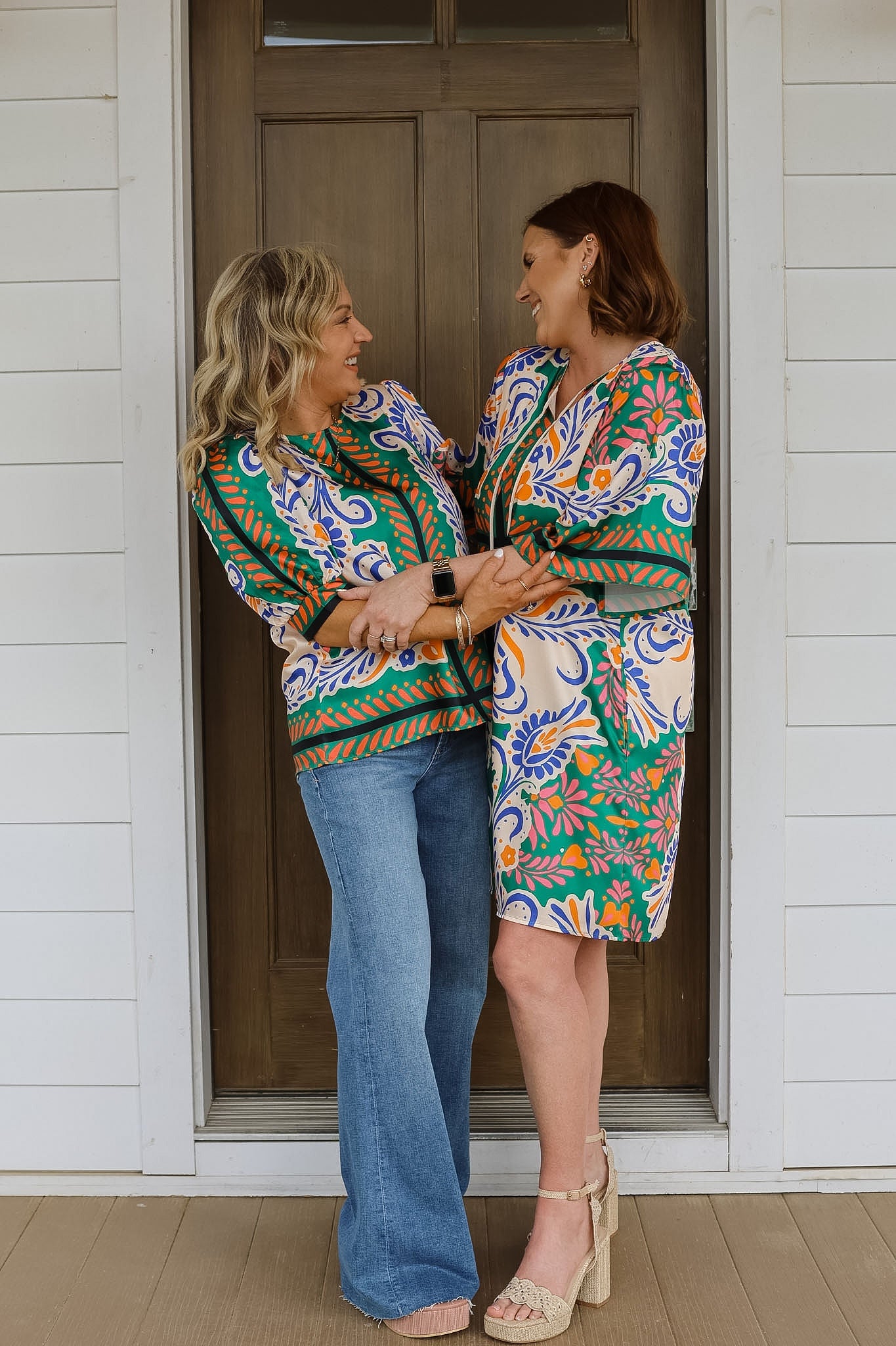 Artistic Scarf Kimono Tunic Dress