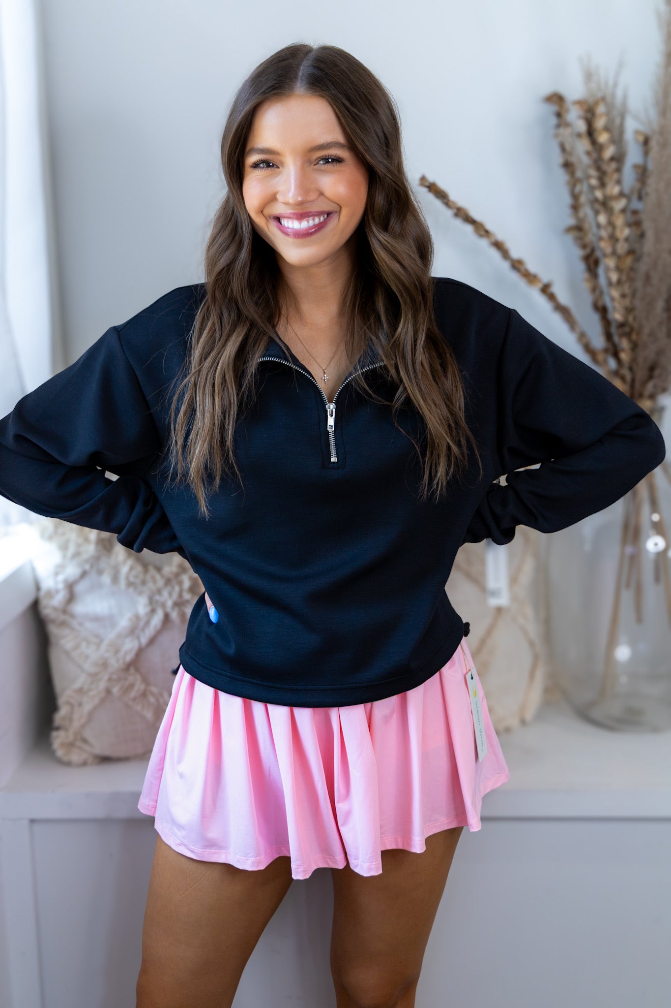 Black Cloud Fleece Quarter Zip Pullover