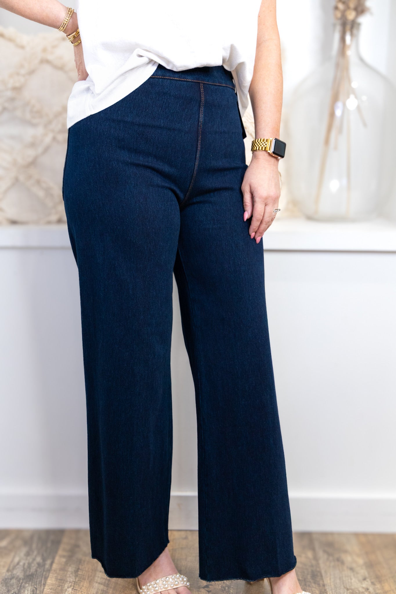 [Lysse] Erin Wide Leg Denim - Indigo
