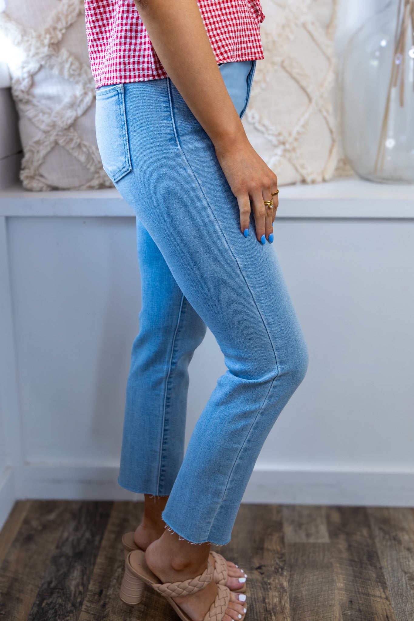 [Just Black] The Keynote Slim Straight Jean - Light Denim