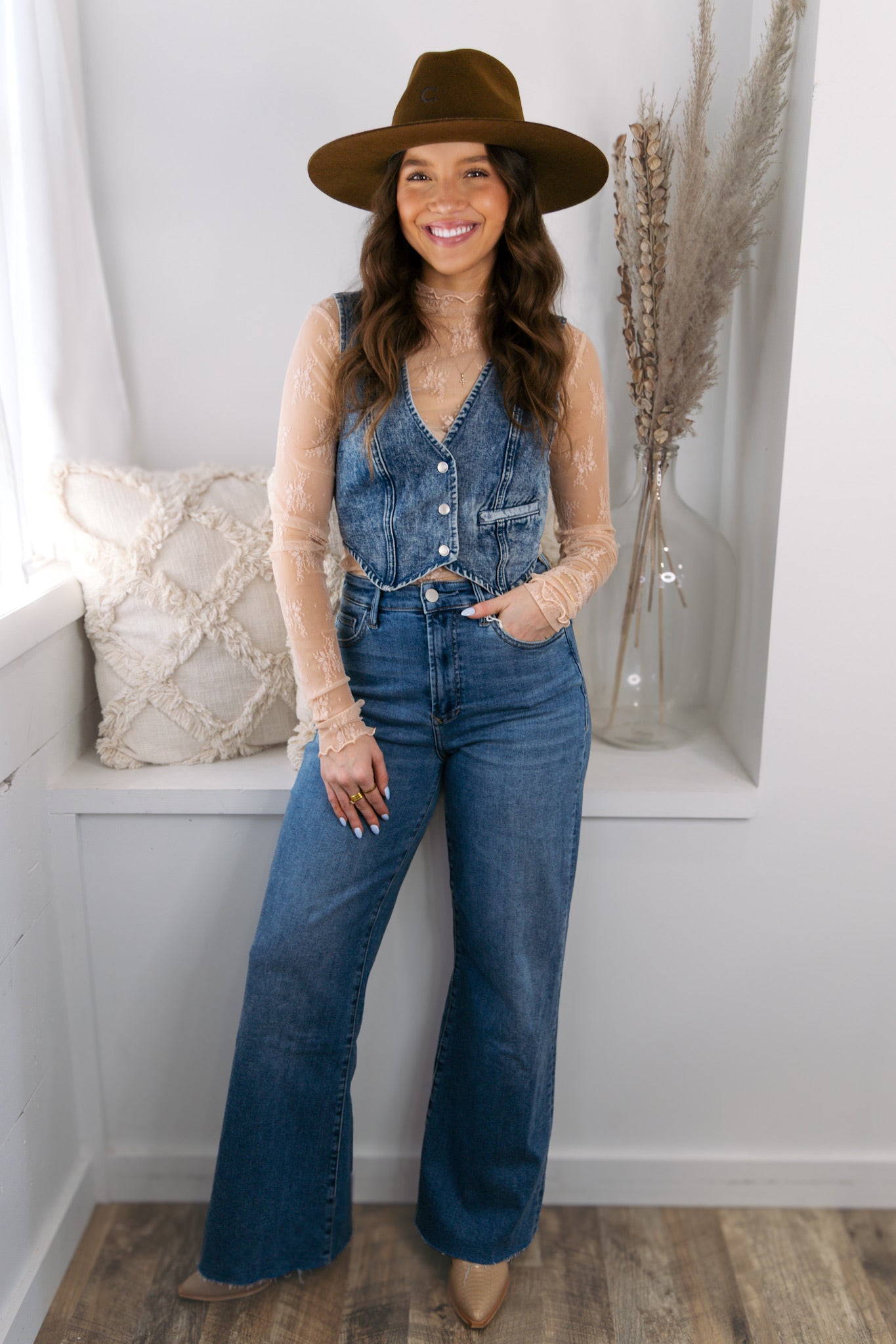 [Dear John] Rosa Mid Rise Raw Hem Jeans - Bella