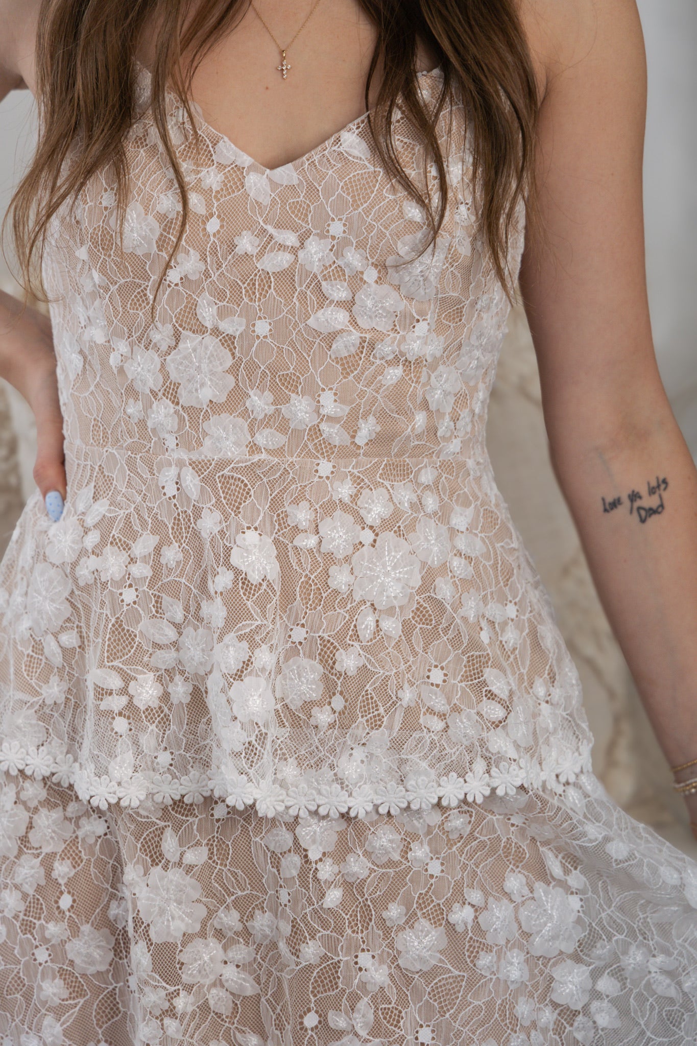 April Tiered Midi Dress