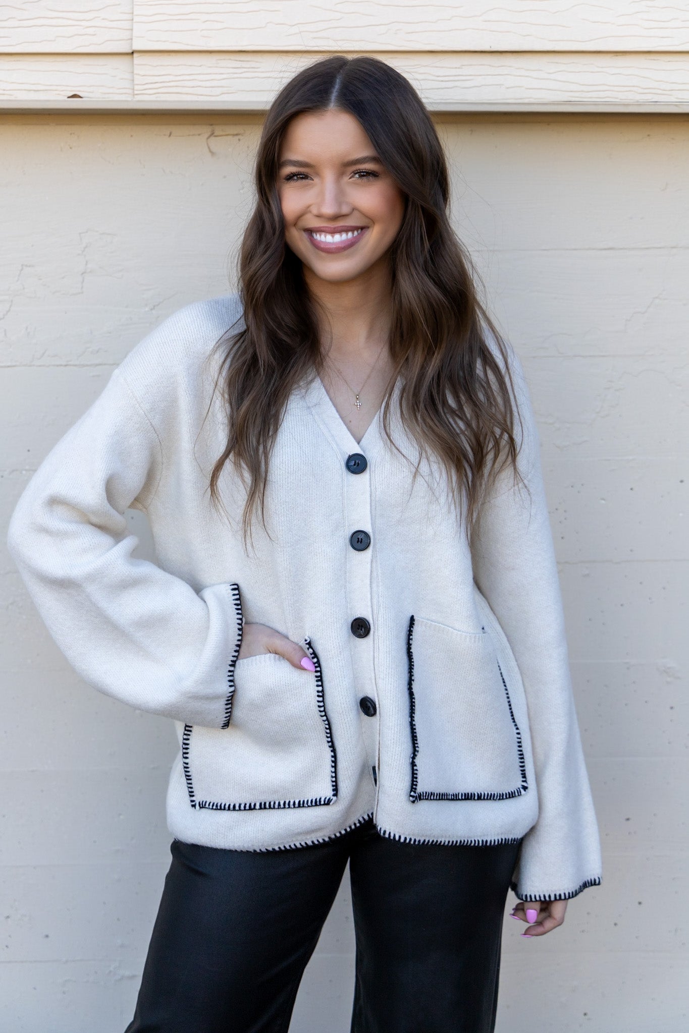 Betty Button Front Cardigan