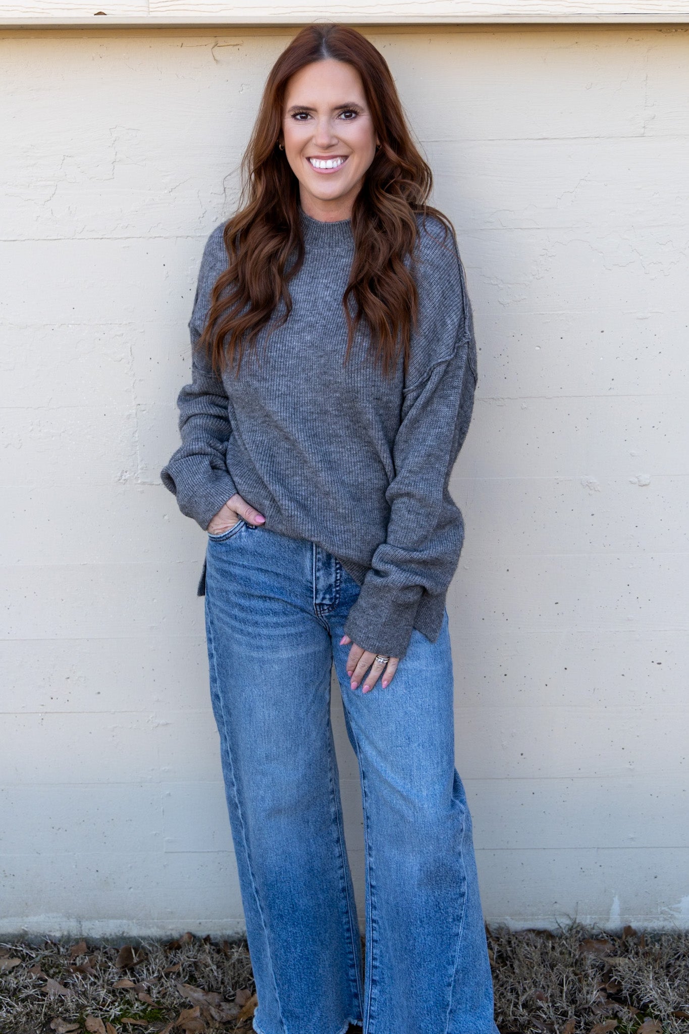 Vance Sweater - Heather Grey