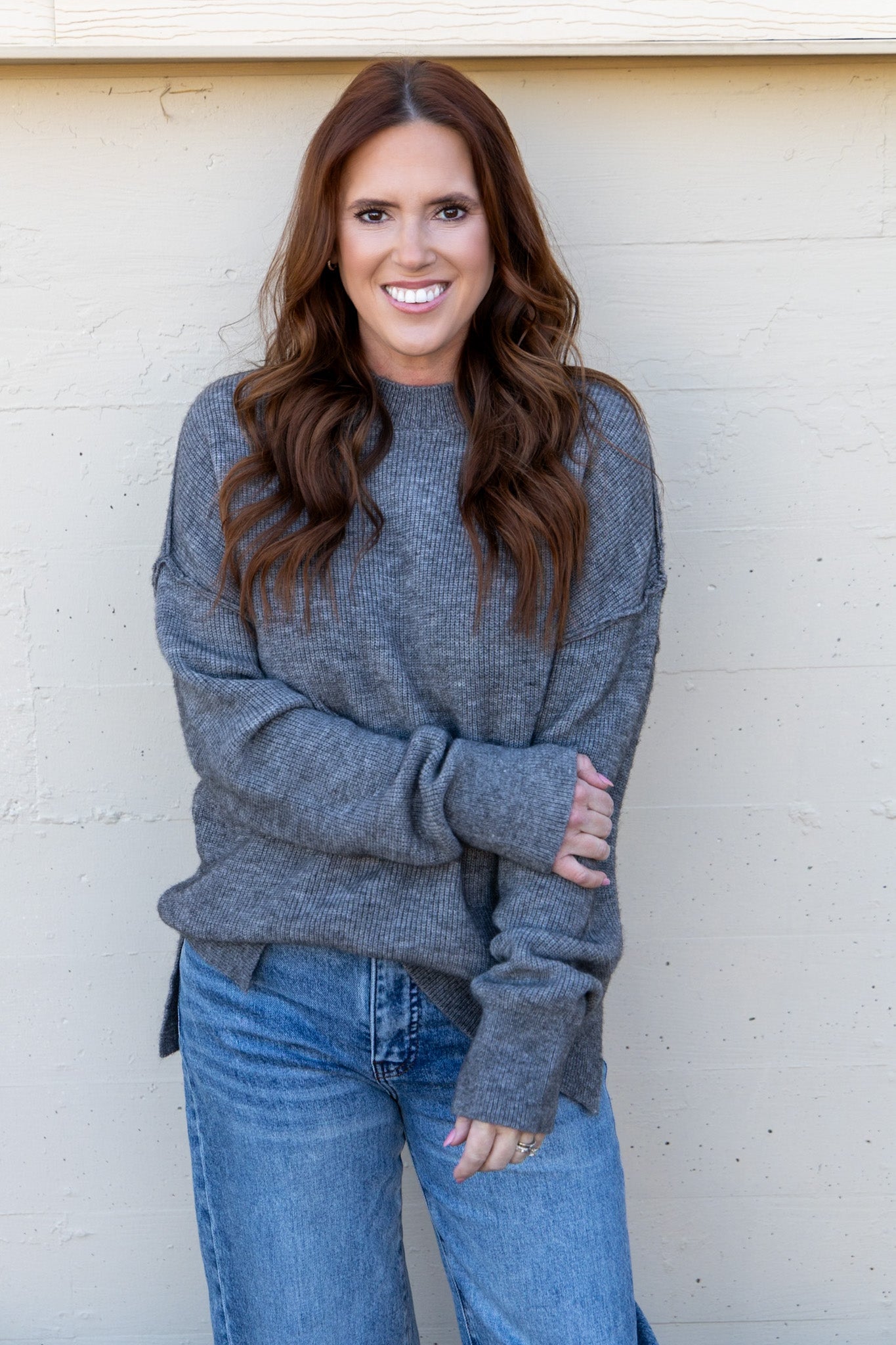 Vance Sweater - Heather Grey