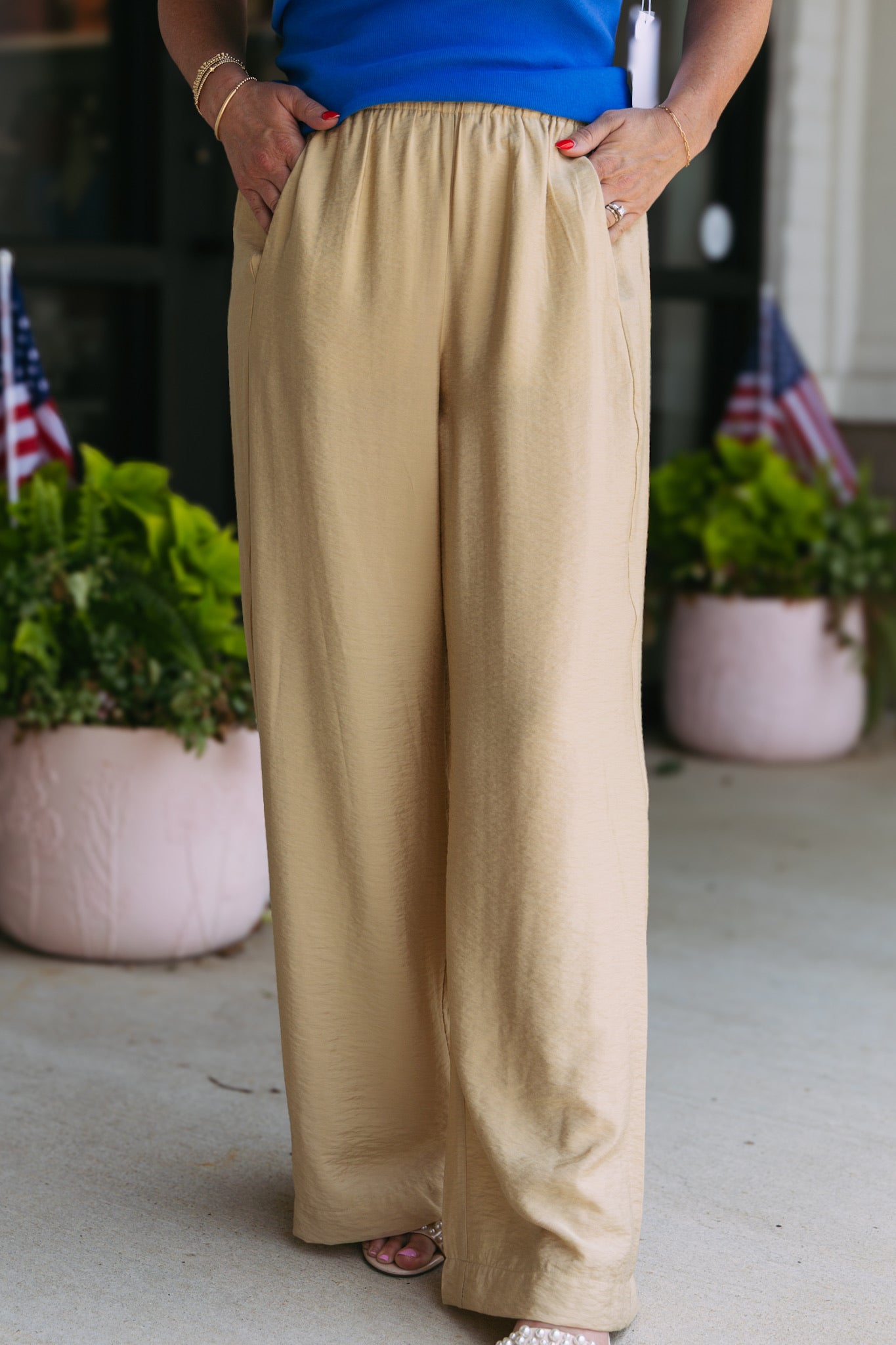 Paris Lounge Pants - Sandcastle