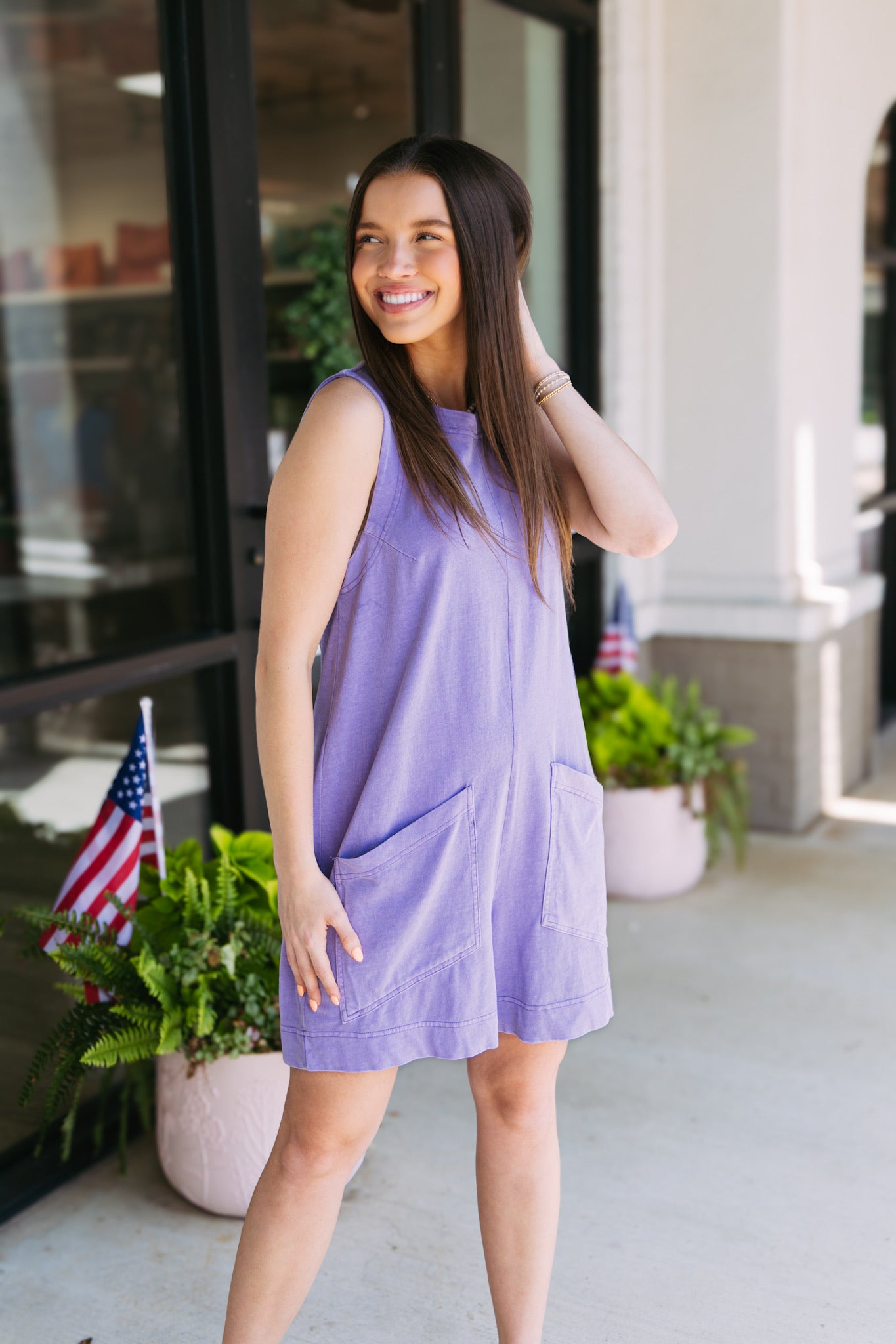 Summer Time Romper - Wisteria