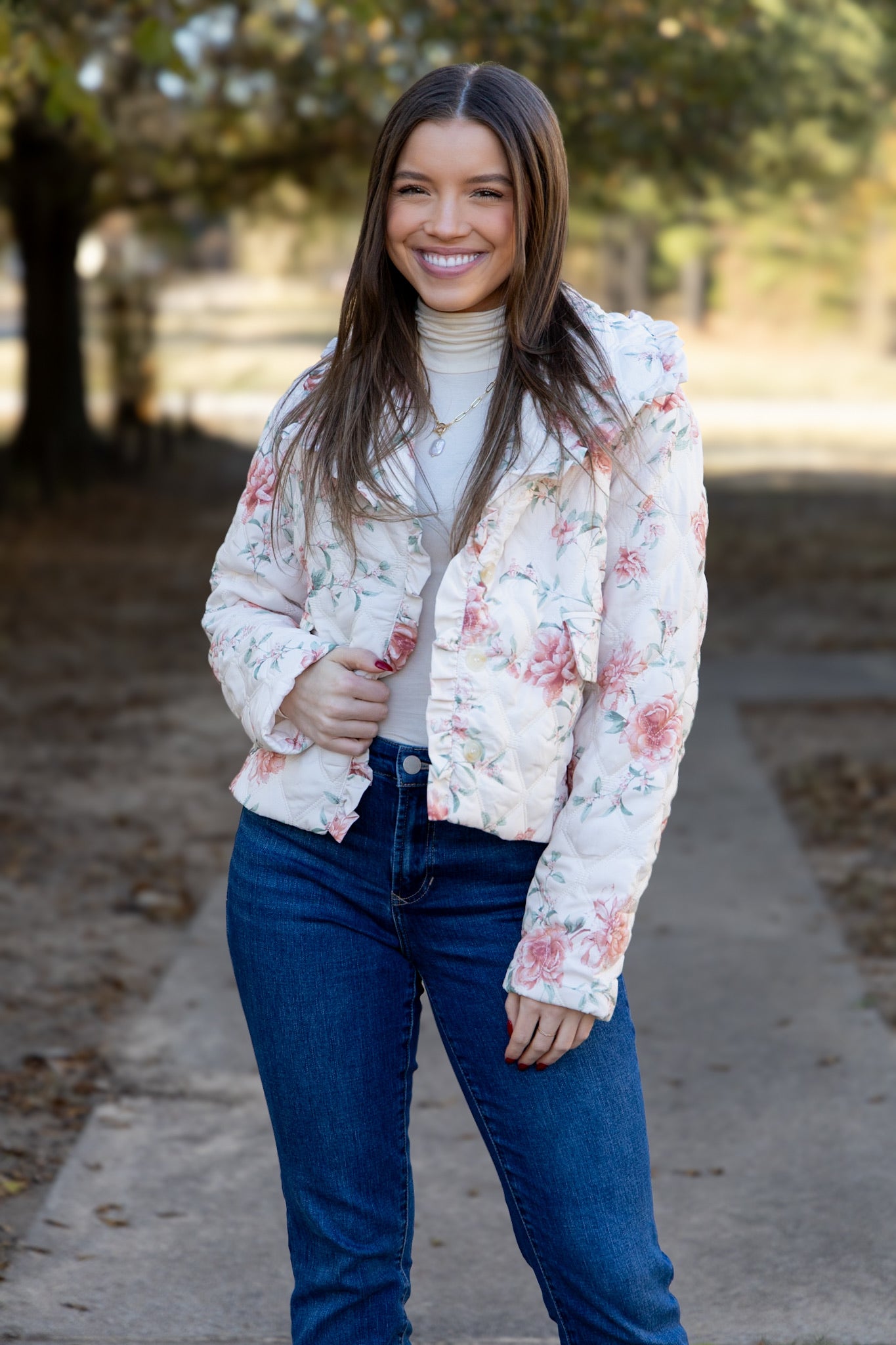 Blushing Bella Quilted Jacket