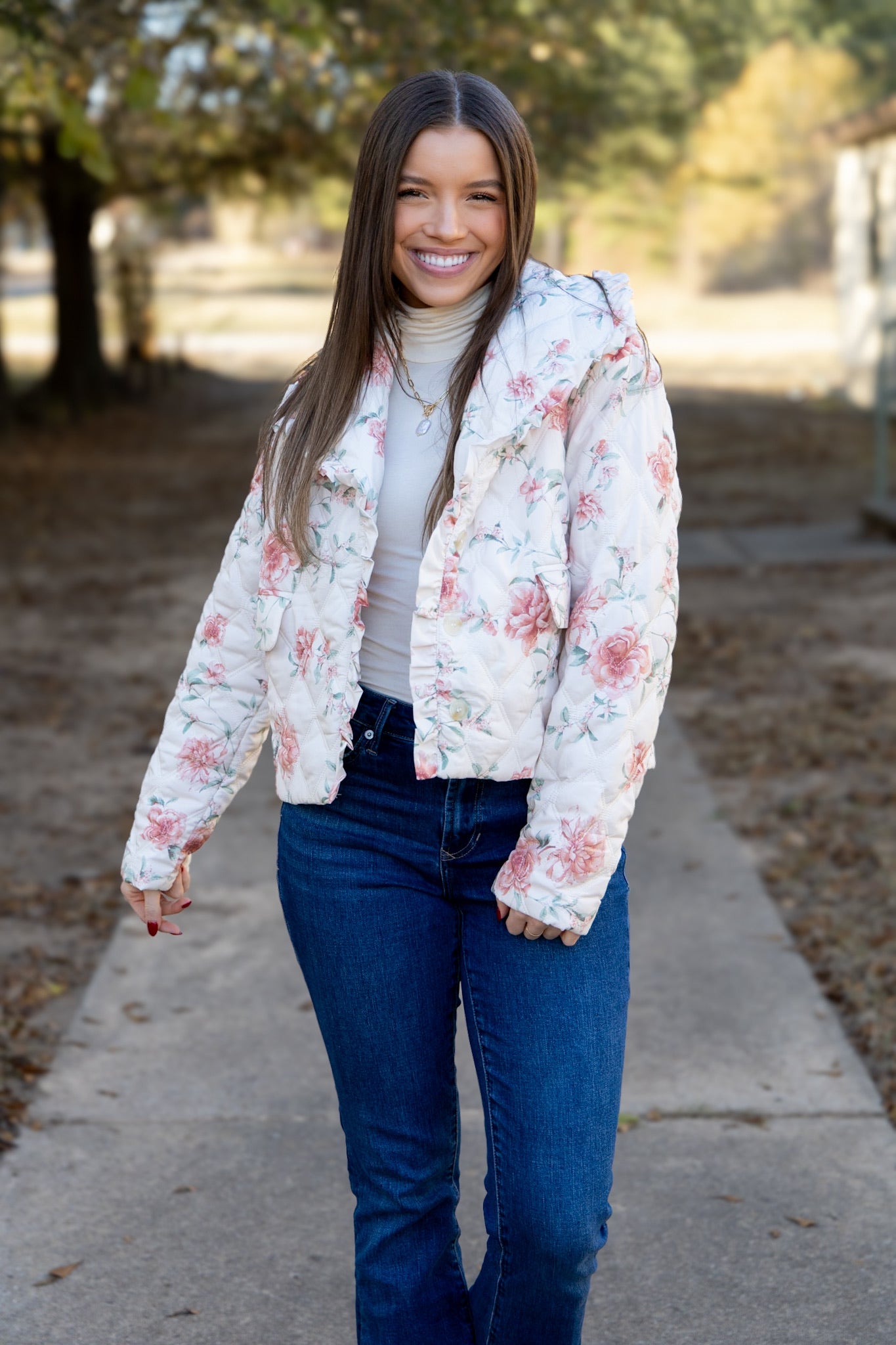 Blushing Bella Quilted Jacket