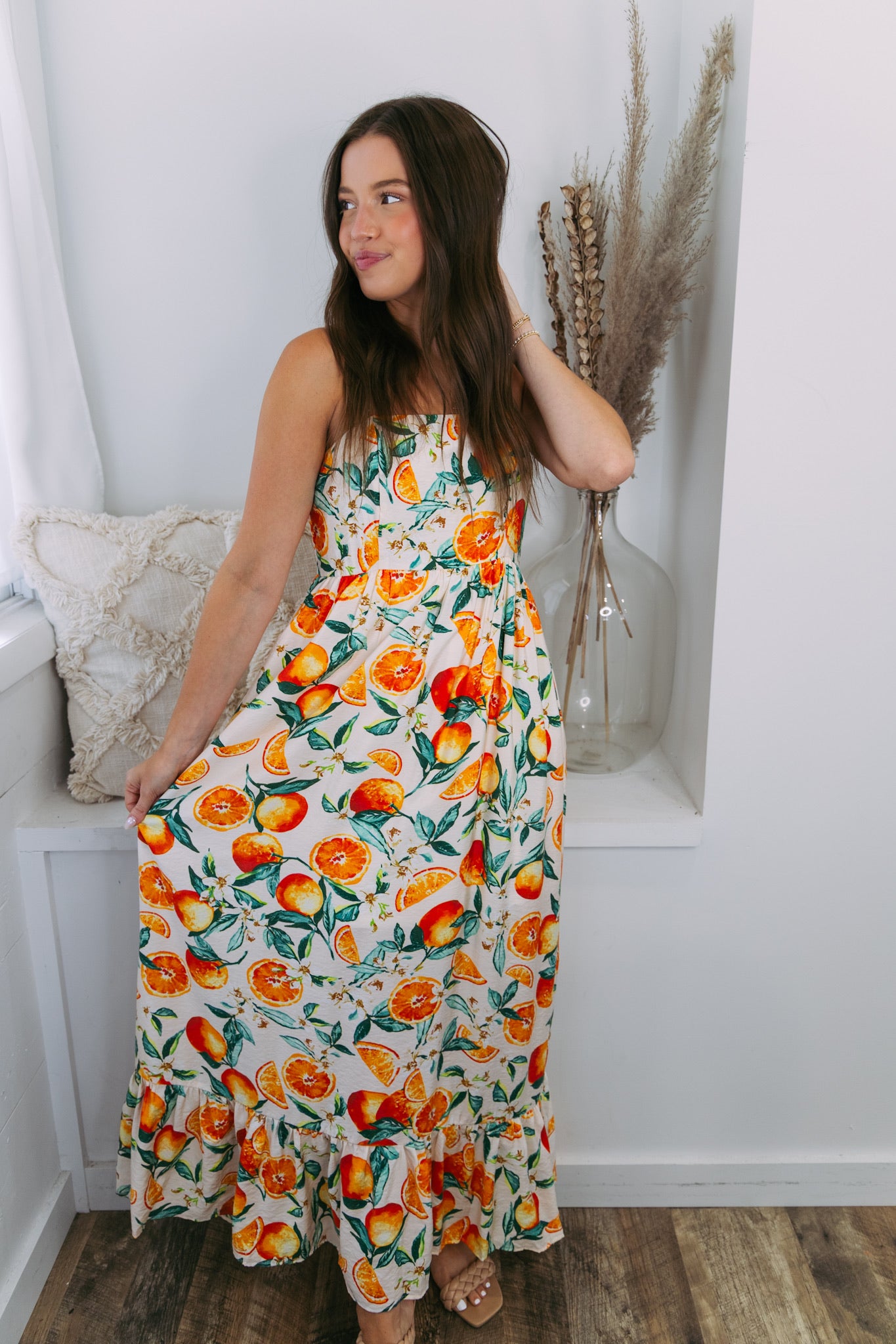 Jace Maxi Dress - Oranges