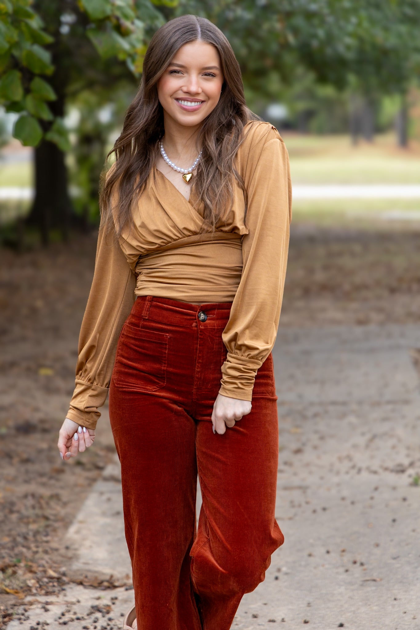 Girls Night Out Ruched Top