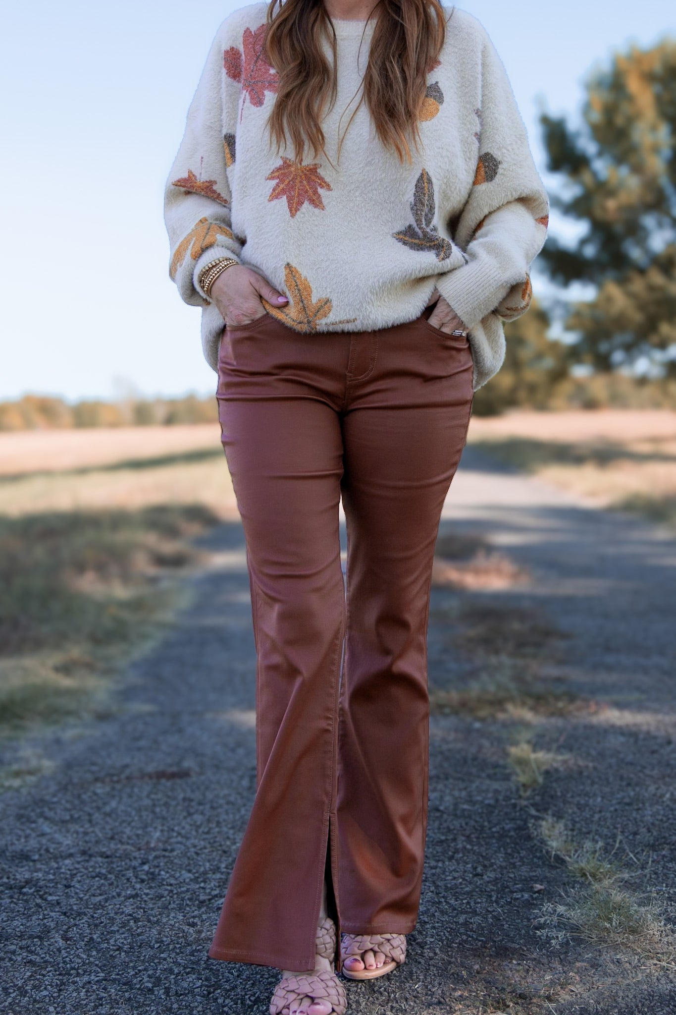 [Dear John] Jaxtyn Mid Rise Bootcut Jeans- Cognac