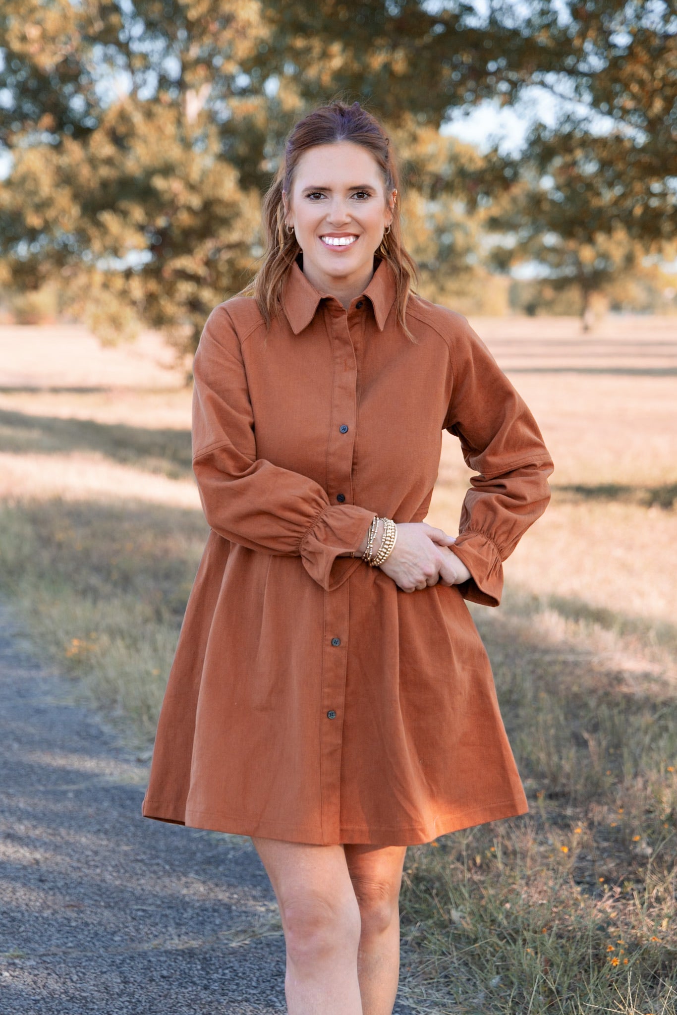 Wilder Western Dress - Spice