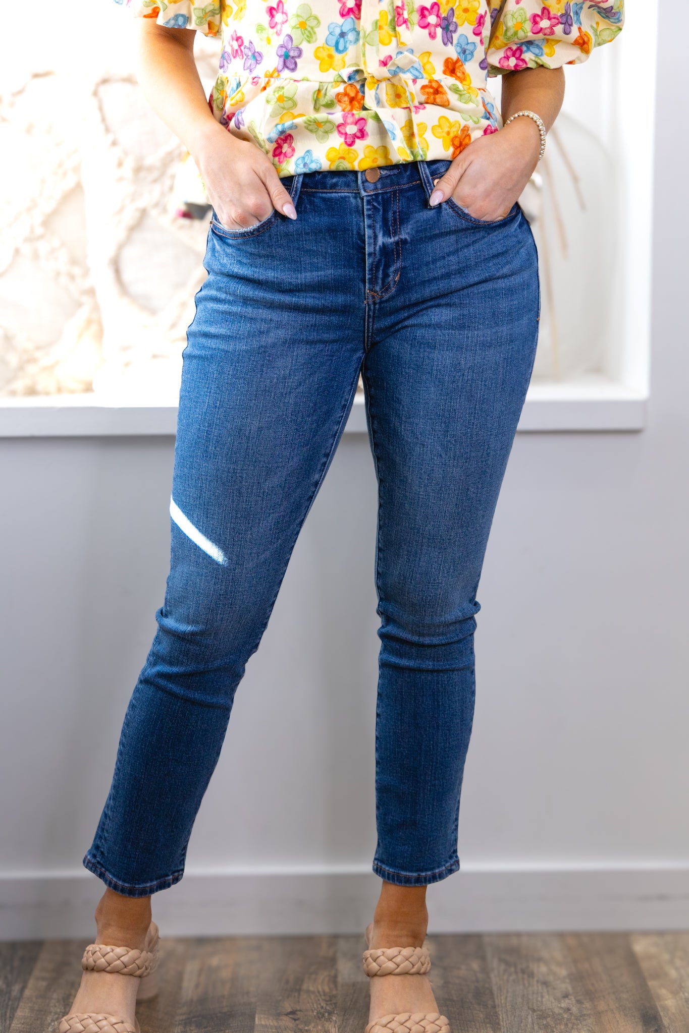 [Dear John] Blaire Mid Rise Straight Jeans - South Bay