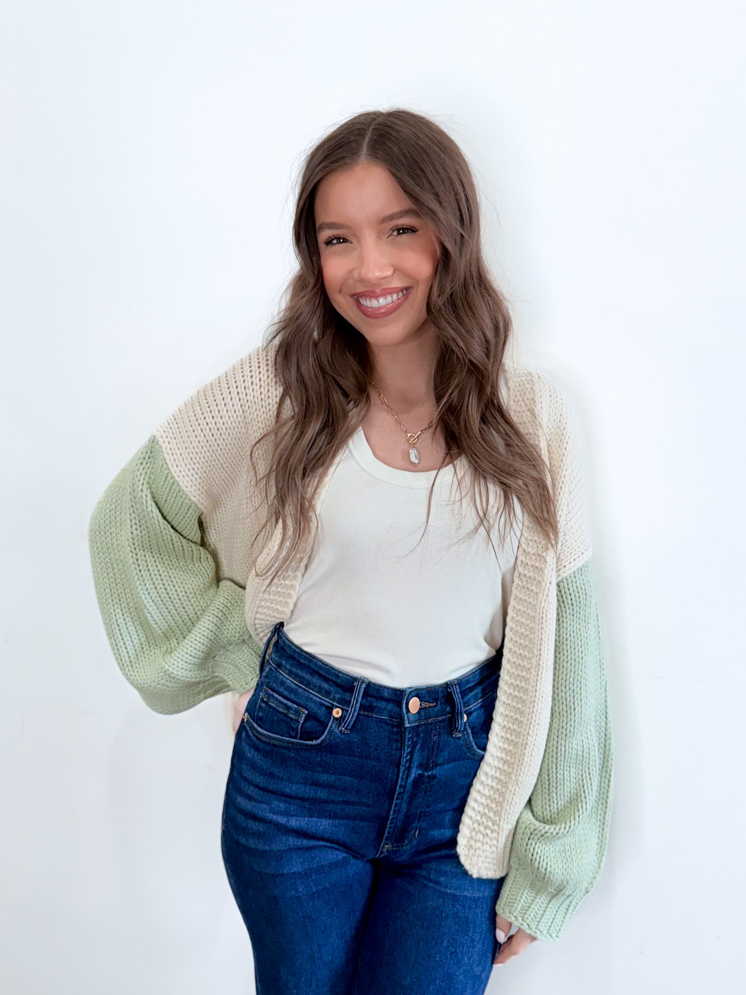 The Carmen Cardigan - Mint