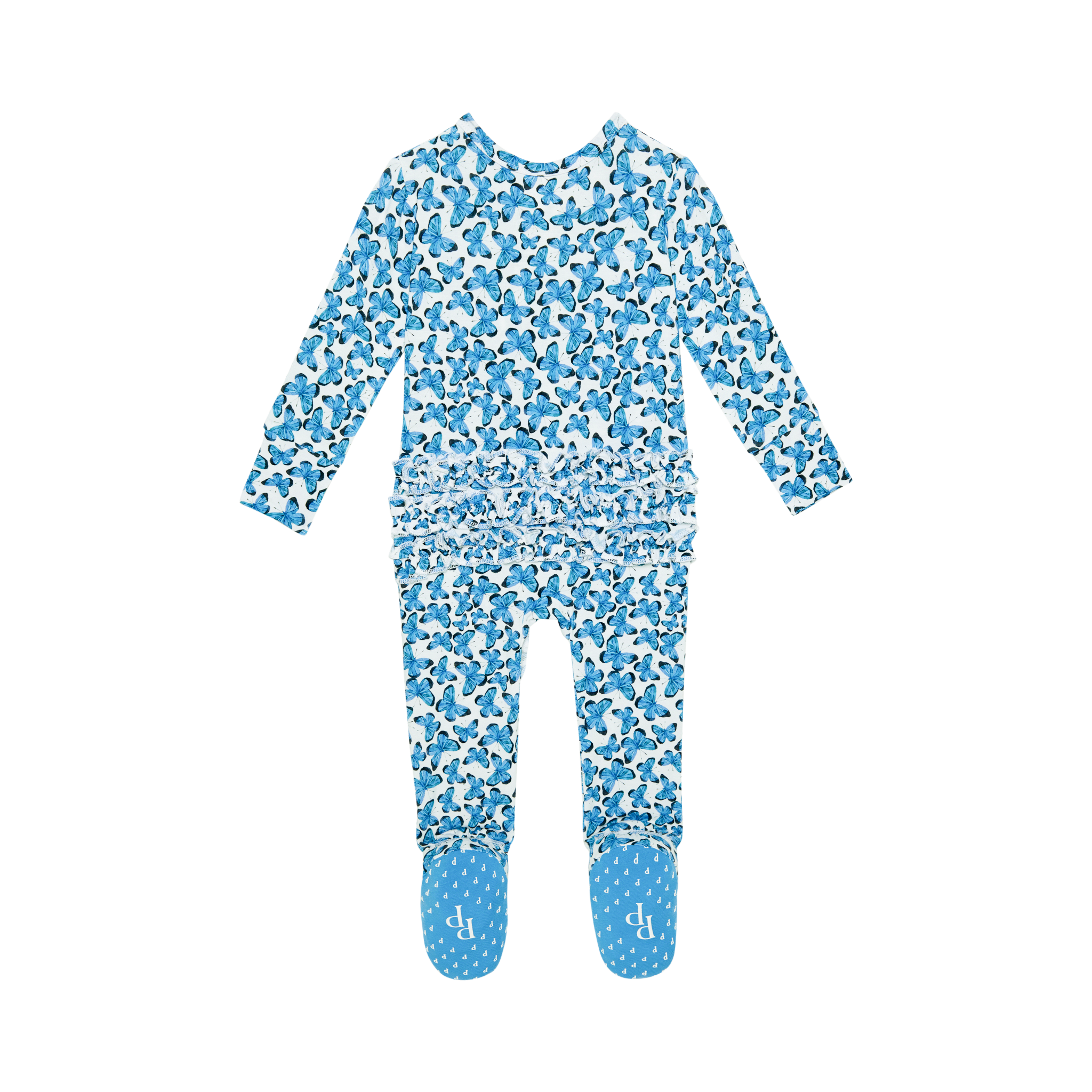 Nayeli Footie Ruffled Zippered One Piece