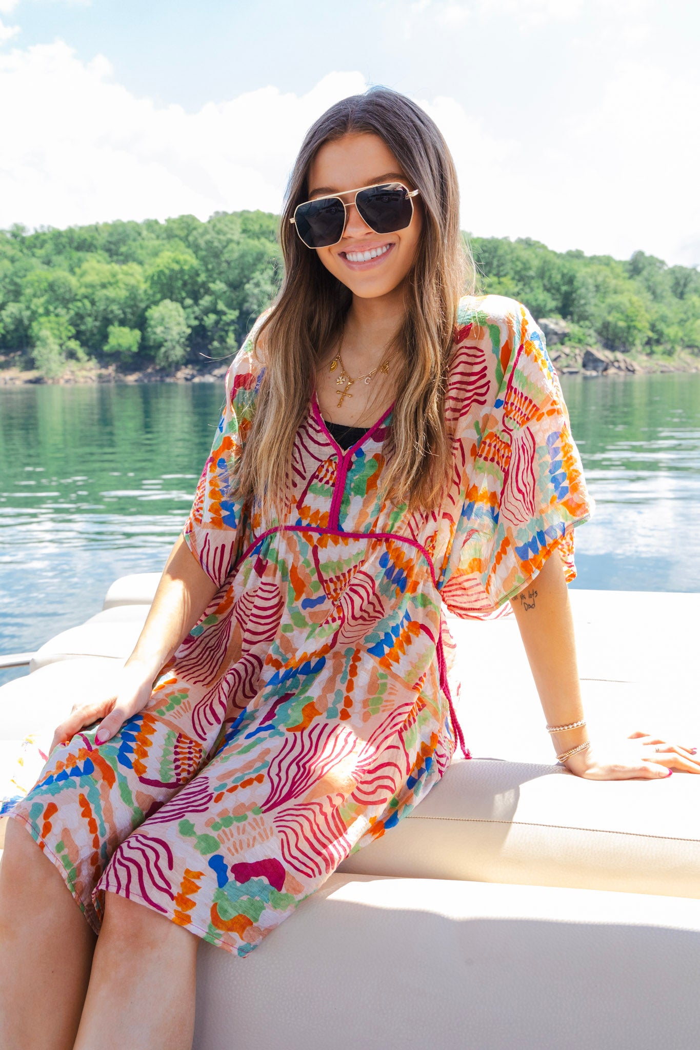 Floral Coverup - Blush