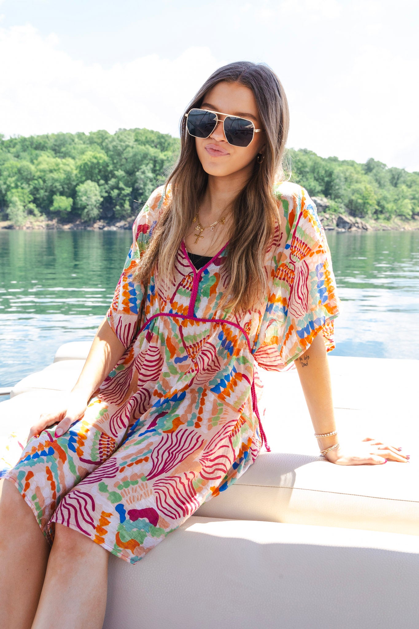 Floral Coverup - Blush