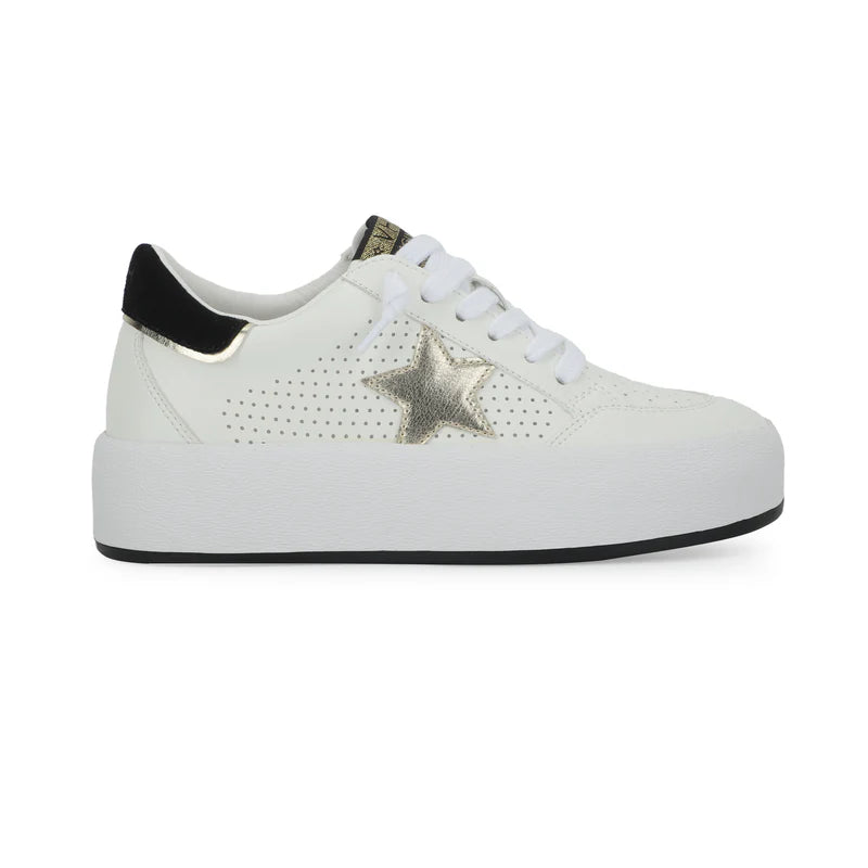 Vintage Havana Ream 5 - Gold & White Sneakers