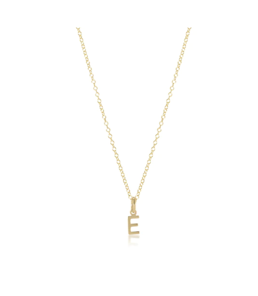 16" Necklace Gold- Respect Gold Charm