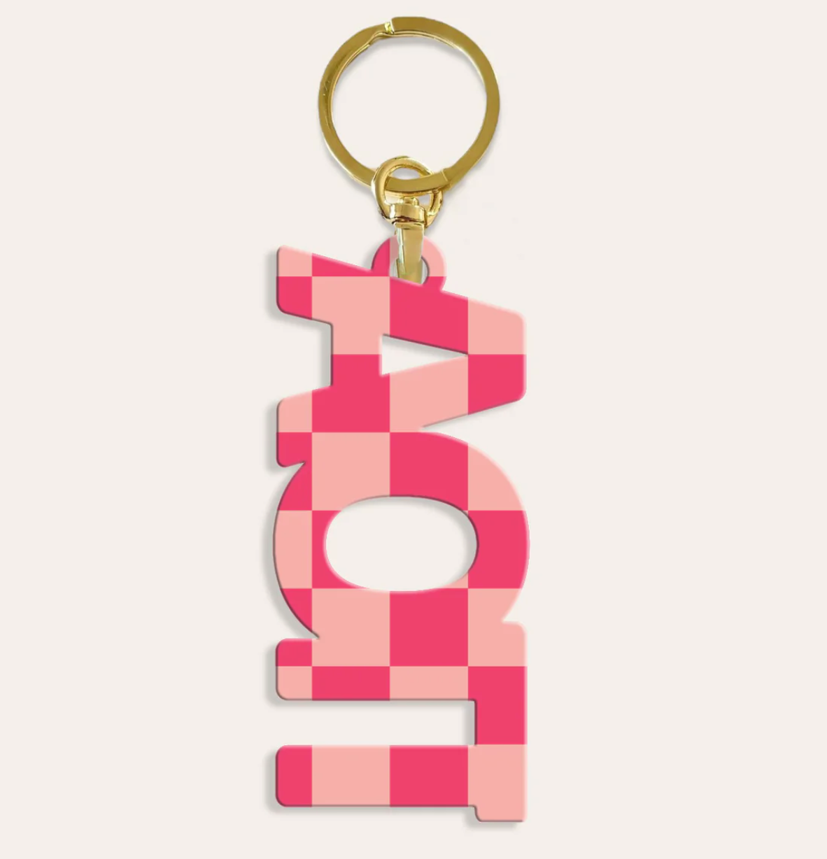 Sorority Acrylic Keychain - Alpha Omicron Pi