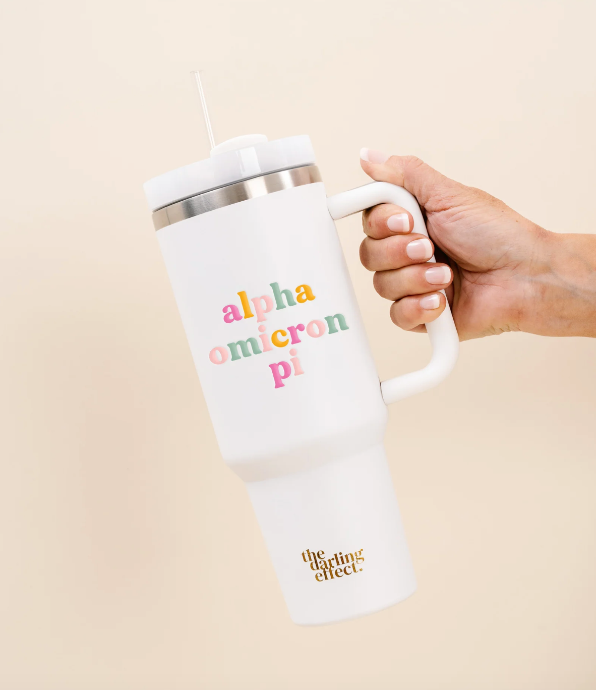 Sorority 40oz Tumbler - Alpha Omicron Pi