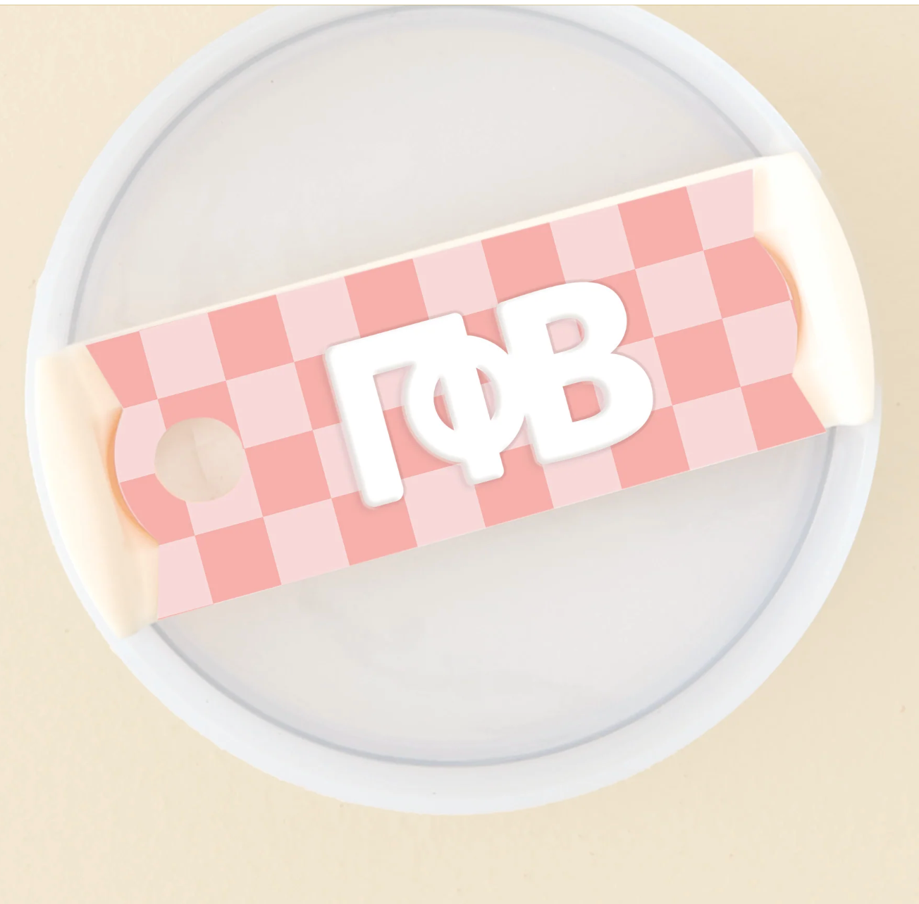 Sorority Tumbler Lid - Gamma Phi Beta