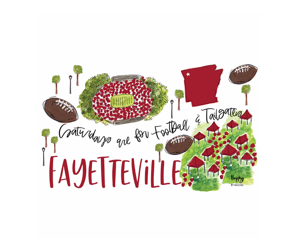 Saturdays in Fayetteville Straw Tumbler 32oz