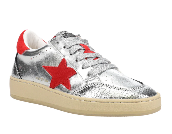 Vintage Havana Denisse - Washed Silver Red Sneaker