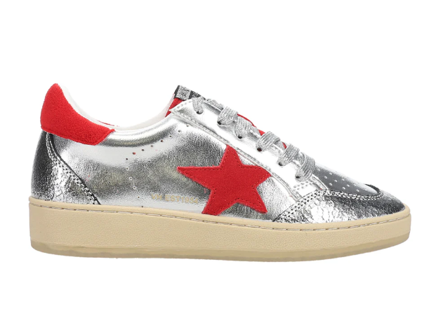 Vintage Havana Denisse - Washed Silver Red Sneaker