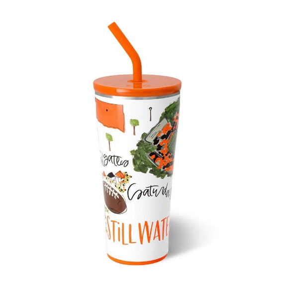 Saturdays in Stillwater Straw Tumbler 32oz