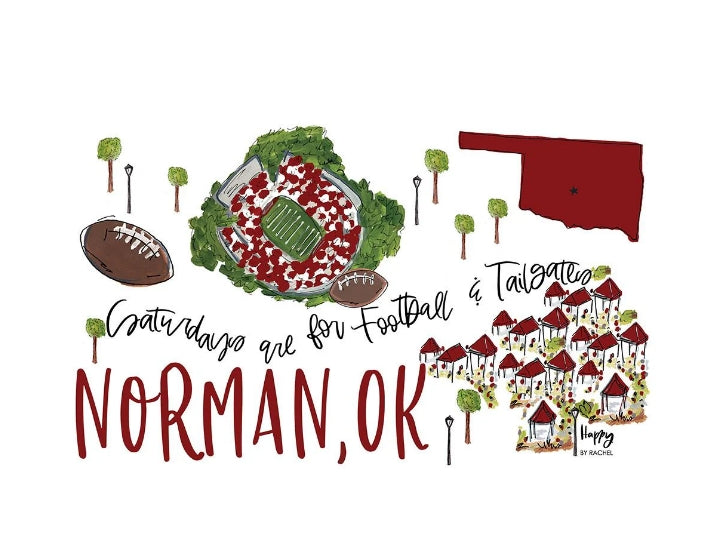 Saturdays in Norman Party Cup 24oz